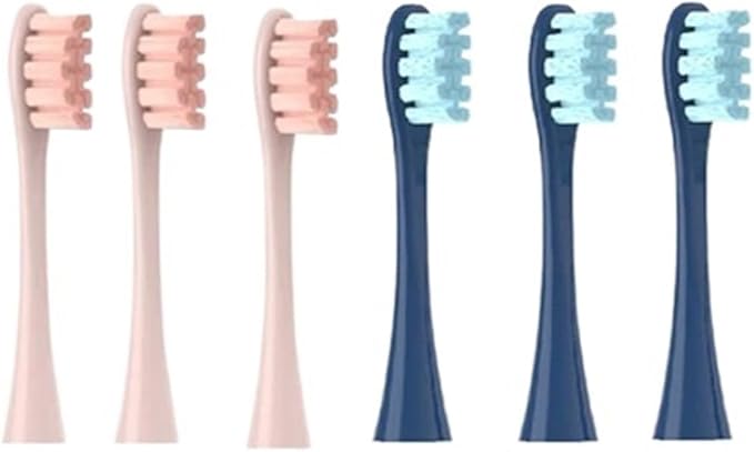6PCS Replacement HeadsCompatible for Oclean Flow/X/X PRO/ Z1/ F1/ One/Air 2 /SE Brush(G)