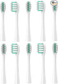 Replacement Toothbrush Heads Compatible with 7MAGIC Model D36-10 Pack White