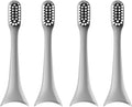 Replacement Toothbrush Head Compatible for ENCHEN Aurora T+/T2 Electric Original Accessories Adult Nozzle(4pcs Grey)