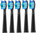 Replacement Electric Toothbrush Head Bristle Brush Refill Compatible for Fairywill Refills FW-D1/FW-D3/FW-D7(5 PCS BK)