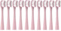 10PCS Vacuum Replacement Brush Heads Compatible for Y1S/Y4/U1/U2/U3/P1/P4 Soft Sonic Electric Toothbrush Clean Nozzles(10RoundPink)