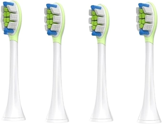 9Models Toothbrush Head CCompatible for with Sonicare HX3/HX6/HX9 Series Models(4pcs 904-W)