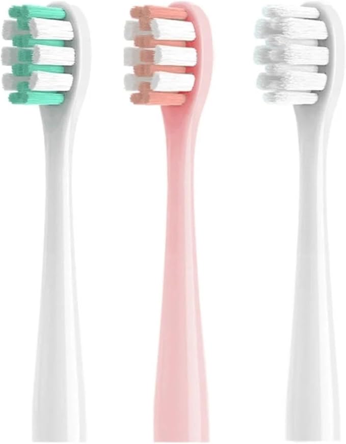 Replacement Toothbrush HeadCompatible for Nandme NX7000 Sonic Electric Soft Bristle Tooth Brush8/16pcs(8WHITE Clean Type)