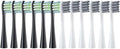 12PCS Replacement Brush Heads Compatible for Oclean X/X PRO/ Z1/ F1/ One/Air 2 /SE Sonic Electric Toothbrush Soft Bristle Nozzles(6Black6Gray)