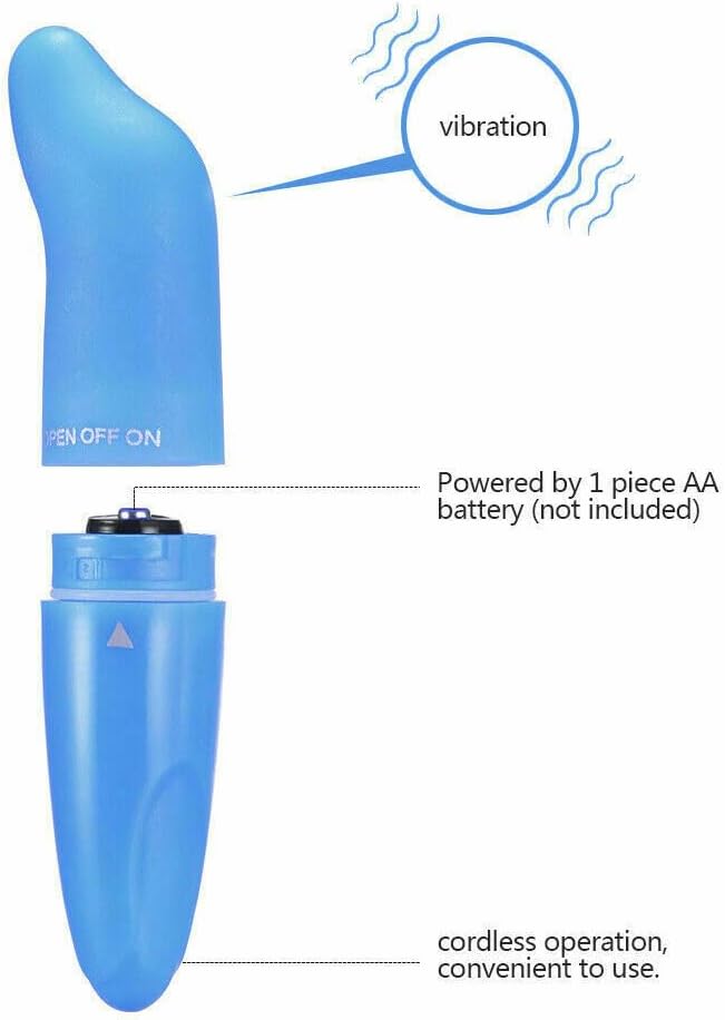 Power Massager Handheld Tool Electric Foot Neck Back Hand Leg Arm Muscle Aches for Women Men Massage Therapy Pain Relief Deep Tissue Toy Black Big and Blue Small Tool