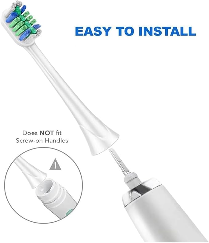 8pcs Replacement Toothbrush Heads Compatible for C3 C2 G2 Brush