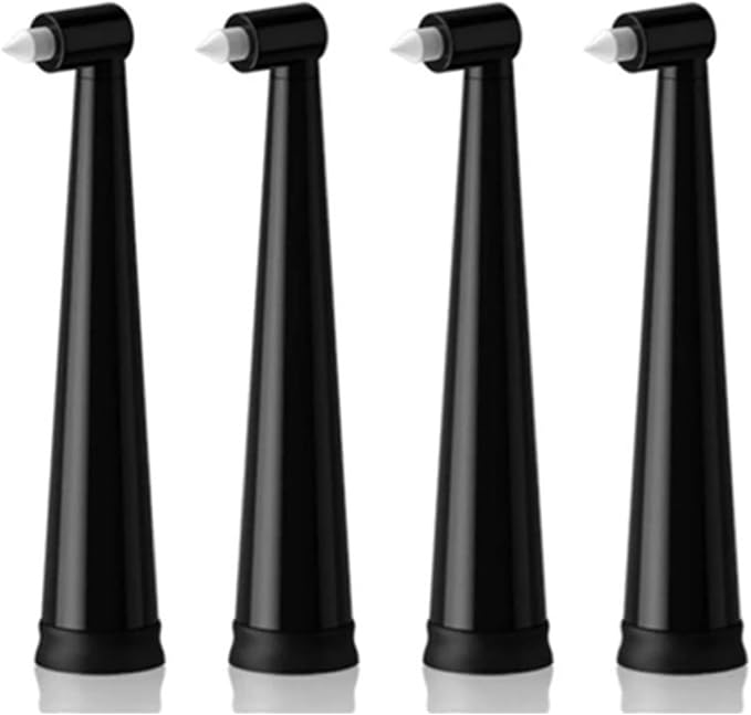 Compatible For ATMOKO Interdental Electric Toothbrush Replacement HeadCompatible For SEAGO SG-575/551/507B/958/908/909/917/610/659/719/910/548(4BLACK)
