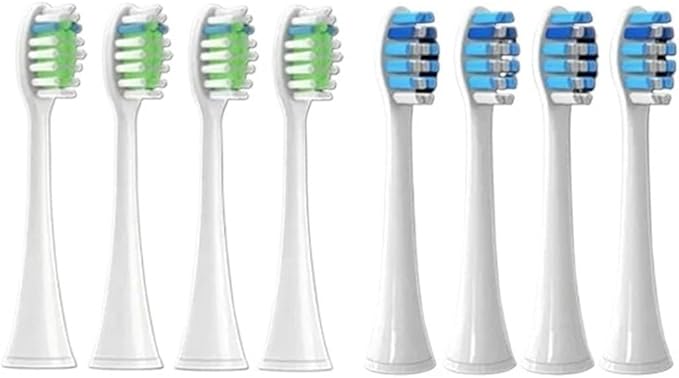Compatible for Philips Sonicare Toothbrush Brush Head Replacement Heads HX3/HX6/HX9 Series HX3210/3211/6150/6500/6510/6530/9342/6730(4P1 4P3)