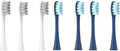 Compatible For OcleanFlow/X/X PRO/ Z1/ F1/ One/Air 2 /SE Brush Heads Soft DuPont Sonic Toothbrush Vacuum Bristle 7pcs Replacement Heads(3Grey 4Dark blue)