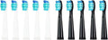 5-10Pcs Replacement Brush Heads Compatible for Seago/Fairywill Electric Toothbrush FW/SG 507/508/515/551/917/959/908 Bristle(5 Black 5 White)