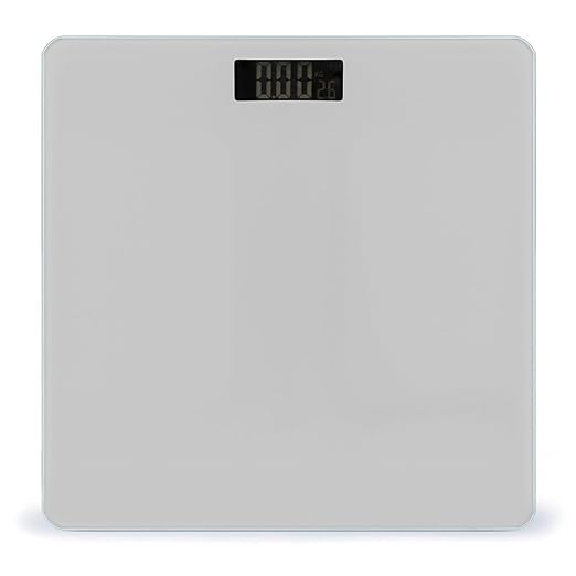 Energy Saving Scale Bathroom Weighing Scale Smart Scale for Body Weight Digital Grey White