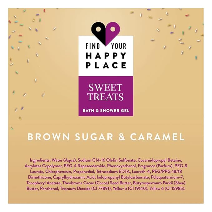 Sweet Treats- Brown Sugar &amp Carmel Bath and Shower gel 12.0 Fl Oz 1