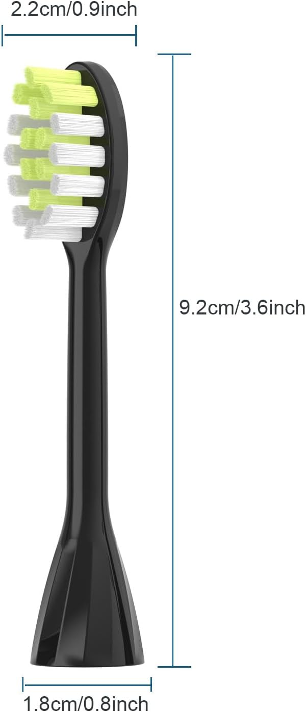 10Pack Toothbrush Replacement HeadsCompatible with HY1200/06 BD1003/AZ(M8PRO)