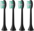 Replacement Toothbrush HeadsCompatible for Lenovo B002DC/B009DC/B001 Cleaning Whitening4-16pcs(4pcs Black)