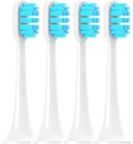 8pcs Replacement Brush HeadsCompatible for T300 T500 T700 Toothbrush Nozzles with Dust Cover Sealed Package Soft Bristle(8pcs Blue)