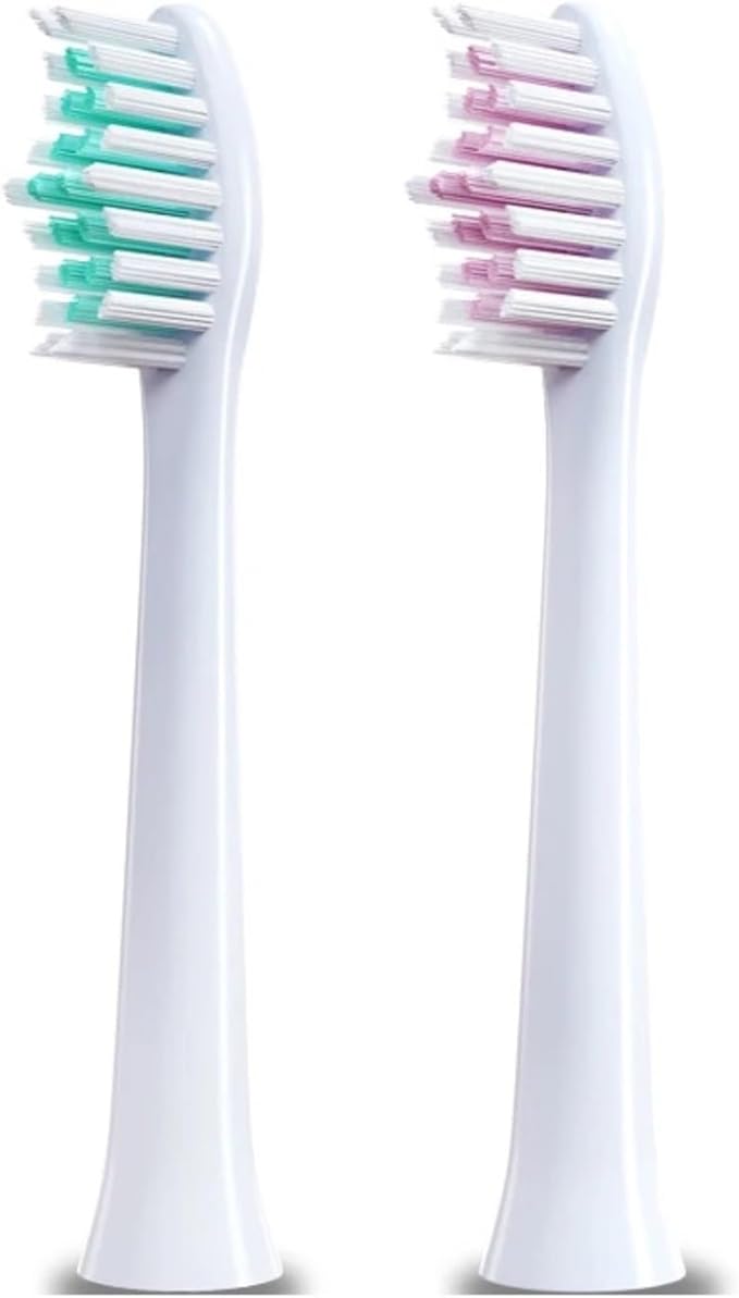 Compatible for Universal Replacement Brush Head X3/X1/X1splus/X5/X6/X7/X9/X11/X12/G5 Toothbrush Protects Teeth Gums 12 Pcs(Bule and Pink)