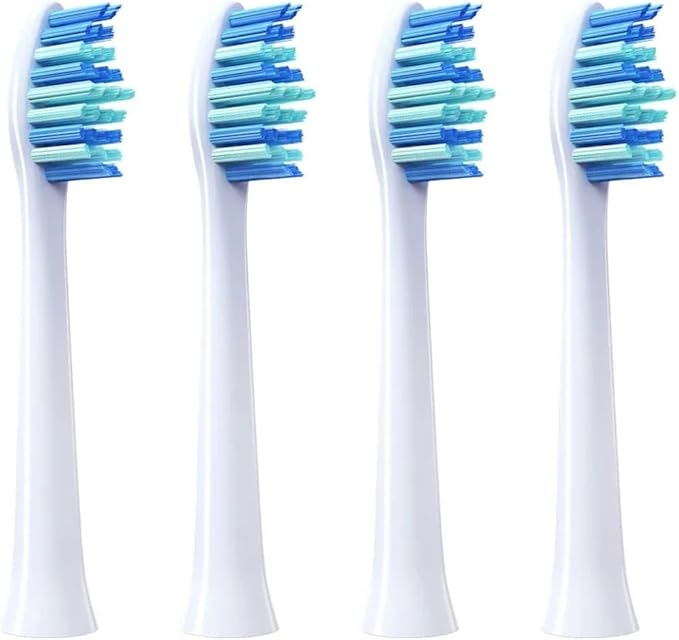 4Pcs/Set Clean Brush Heads Dental Replace Smart Head(4pcs(White))