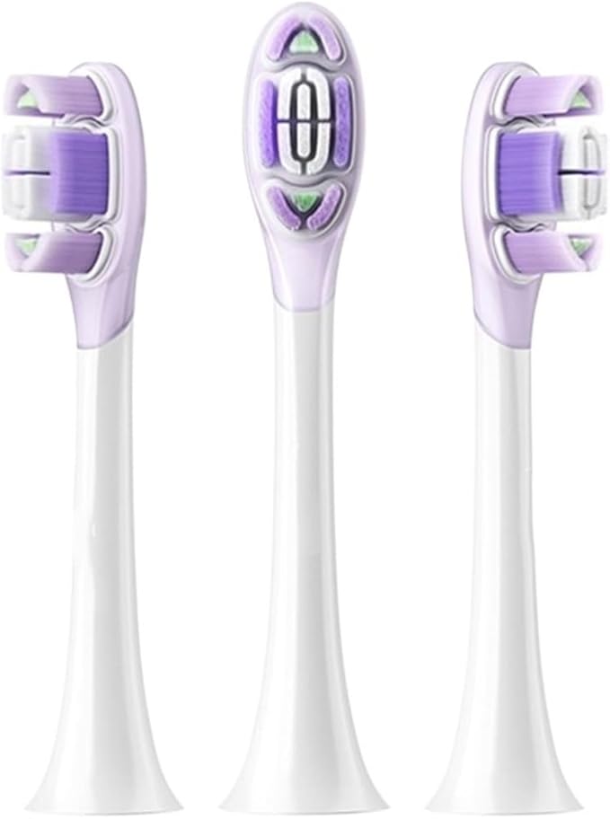 Replacement Brush HeadsCompatible for XIAOMI Mijia Electric Toothbrush MES609/610 Pro Head 3PCS(Sensitive 3 pcs)