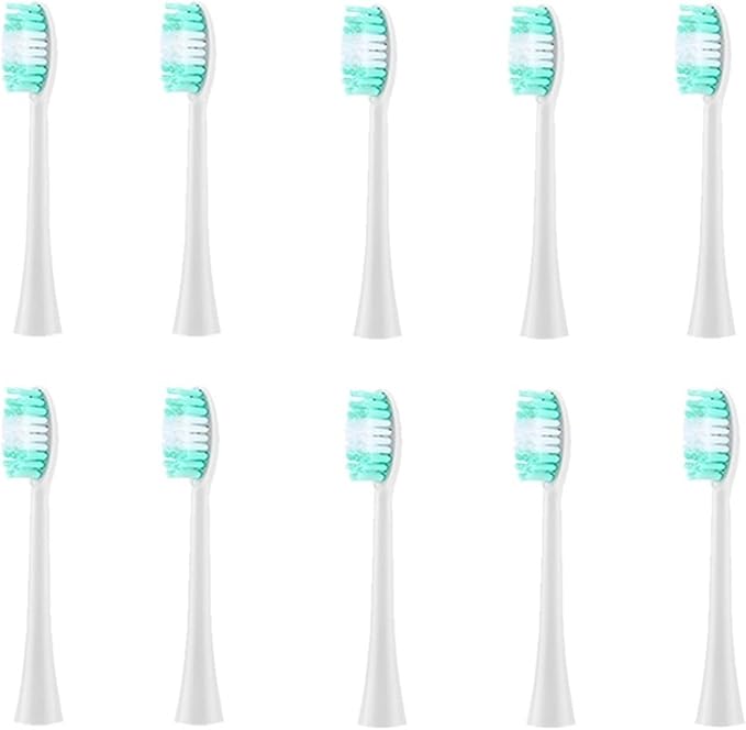 20pcs/lot Toothbrush Replacement Compatible for Teeth Cleaning(White-)