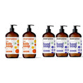 Everyone 3-in-1 Kids Soap Body Wash Bubble Bath Shampoo Orange Squeeze 2 Pack and Everyone Liquid Hand Soap Lavender Coconut 3 Pack Bundle