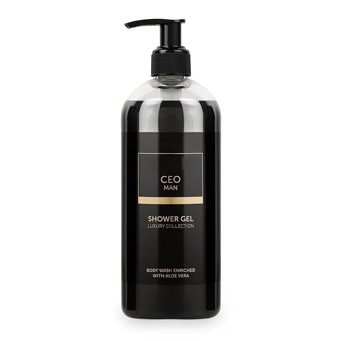 BVita Luxury CEO MAN Body Wash Refreshing Shower Gel for Deep Cleansing Hydrating &amp Moisturising Skin with Aloe Vera &amp Charcoal Powder 500 Ml