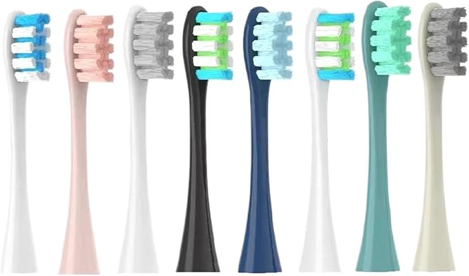 6PCS Replacement HeadsCompatible for Oclean Flow/X/X PRO/ Z1/ F1/ One/Air 2 /SE Brush(H)