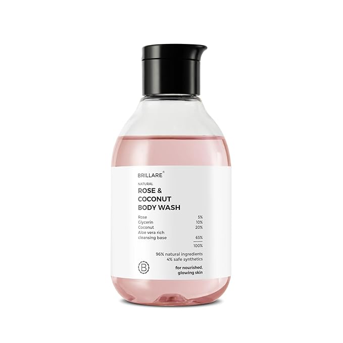 BRILLARE Rose &amp Coconut Body Wash