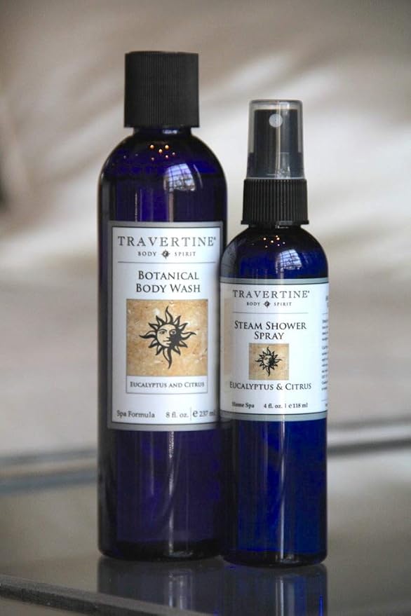 Extraordinary Shower Duo | Eucalyptus &amp Citrus Body Wash &amp 4 oz. Steam Shower Spray