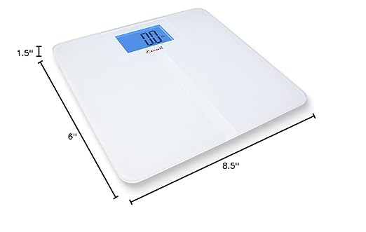 Escali High Capacity Anti-Slip Digital Bathroom Scale for Body Weight &amp Primo Digital Food Scale Multi-Functional Kitchen Scale and Baking Scale