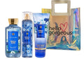 White Barn Bath &amp Body Works - 3 Piece Bundle - Spray - Body Cream - Shower Gel - Full Size and Bag HELLO GORGEOUS (Denim &amp Daisies)