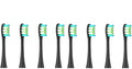 Compatible for Oclean X/X PRO/ Z1/ F1/ One/Air 2 /SE Sonic Electric Toothbrush Replacement Brush Heads Soft Bristle Nozzles Head(8 Black)