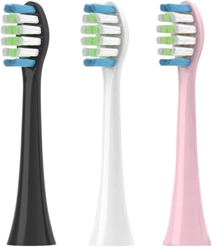 16pcs Replacement Toothbrush HeadsCompatible for RM T5/T8B/ST031 Lachen Electric Accessories Nozzles Bristles(16PCS White)