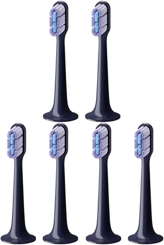 Compatible for Xiaomi Mijia Toothbrush Head T700 Sonic Electric Waterproof Soft Health Replacement Bristles 2/4/6Pcs(6pcs)