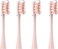 4 Pcs/Pack Electric Toothbrush Rreplacement Heads for Oclean All Models x pro Elite X ProFlowF1Air 2.with Hygienic Caps(4 Pcs Pink)