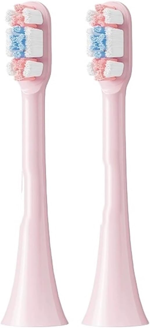 Compatible for Toothbrush Heads Replacement X1 X3 X3U X5 Teeth Brush Bristle Nozzles Accessory(2pcs Pink)