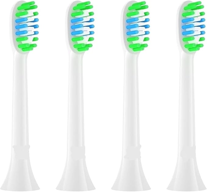 Replacement Brush Heads Compatible with HX3/HX6/HX9 Series Electric Toothbrush HX6064(Large)