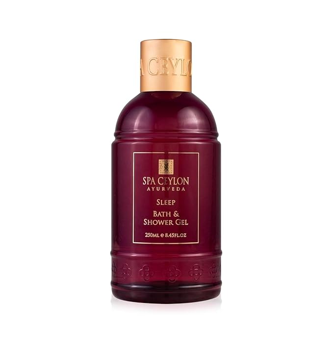 SPA CEYLON SLEEP Bath &amp Shower Gel | Mild Cleansing Formula | Calming &amp Relaxing | Nourishes Skin | 100% Vegetarian | Suitable for all skin types
