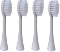 4pc Replacement Brush HeadsCompatible for Children's Electric Toothbrush Sonic Cartoon Pattern for Kids Smart Tooth Waterproof(White Brush Heads)