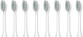 Compatible for 16 Pcs N100 N105 Sonic Electric Toothbrush Replacement Brush Head(White)