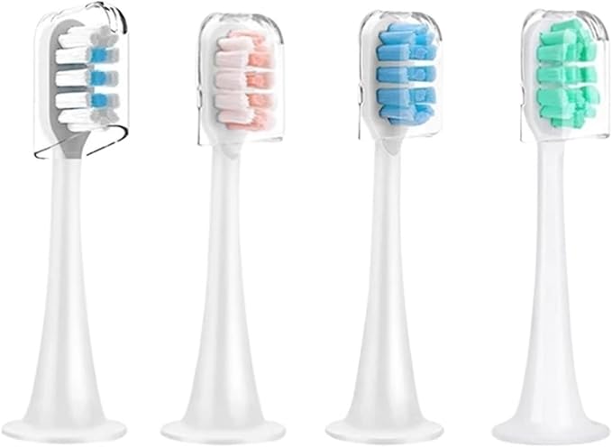 4pcs Replacement Brush HeadsCompatibility for Xiaomi Mijia T300 T301 T500 Sonic Toothbrush Head(5)