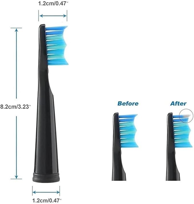 Compatible for Fairywill Electric Toothbrushes Replacement Heads Sets for FW-507 FW-508 FW-917 Head Toothbrush(FW01(4pack-16pcs))