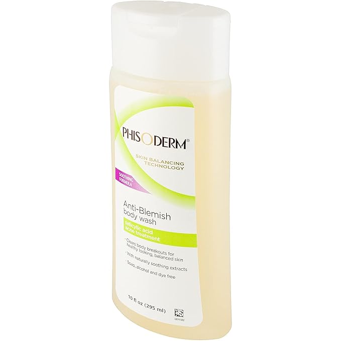 pHisoderm Anti-Blemish Body Wash 10 oz (Pack of 5)