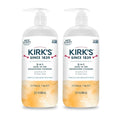Kirk's 3-in-1 Head to Toe Nourishing Liquid Cleanser- for Men Women &amp Children - Premium Coconut Oil &amp Aloe Vera- Non GMO &amp Vegan - Citrus Twist - 32 Fl Oz. - 2 Pack