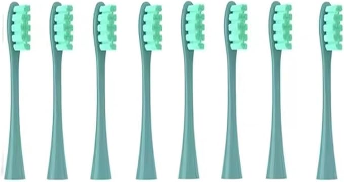 Soft Vacuum Bristle Electric Toothbrush Heads Compatible with X Pro Z1 F1 One Air 2 SE - 8 Pack 12(8pcs Green)