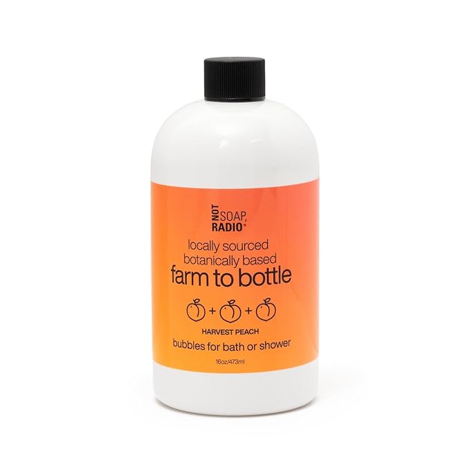 Not Soap Radio harvest peach | bath/shower gel | farm to bottle