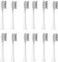 12PCS Replacement Tooth Brush HeadsCompatible for X PRO/ Z1/ F1/ One/Air 2 /SE Sonic Soft Electric(12pcs Grey)