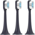 Replaceable Brush HeadsCompatible for XIAOMI MIJIA T301 T302 Soft Clean Bristle White Blue Nozzles(3 Blue)