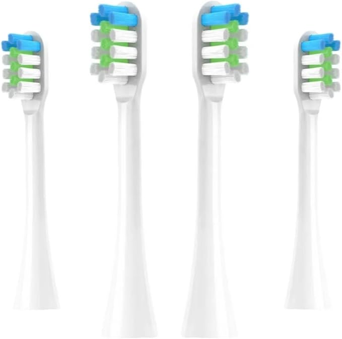 Replacement Toothbrush HeadsCompatible for Nandme Nx9000 Sonic Electric Soft Bristles(8pcs Black)