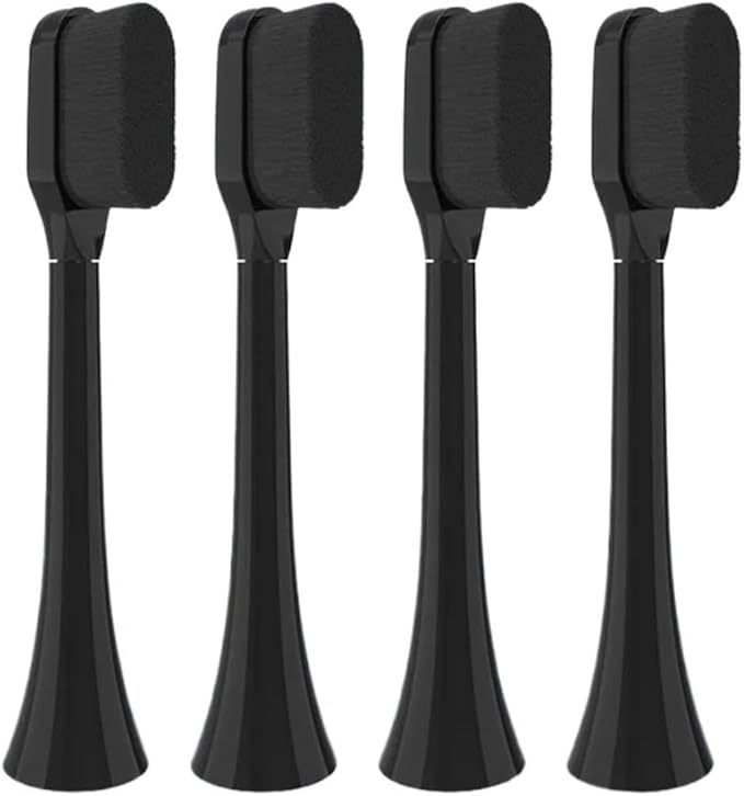 Toothbrush Brush Head Soft Bristle Compatibility or HX3 HX6 HX9 Series HX3210 3211 6150 6500 6510 6530 9342 6730 9312 9372care IPS(FLP-R1-BK4PCS)