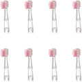 Kids Replacement Toothbrush Heads ForCompatible for Revyline RL025/LANBEIBEI LB-L01 Electric Accessories Nozzles Bristles(8PCS Pink)